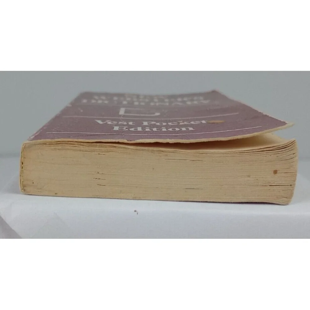 New Webster's Dictionary Vest Pocket Edition 1980 Delair Publishing